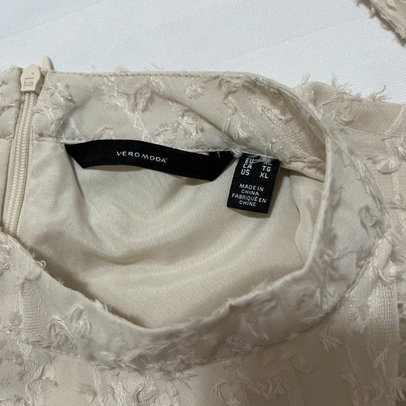 Vero Moda Dress Ivory Colour Size XL - Picture 12 of 12